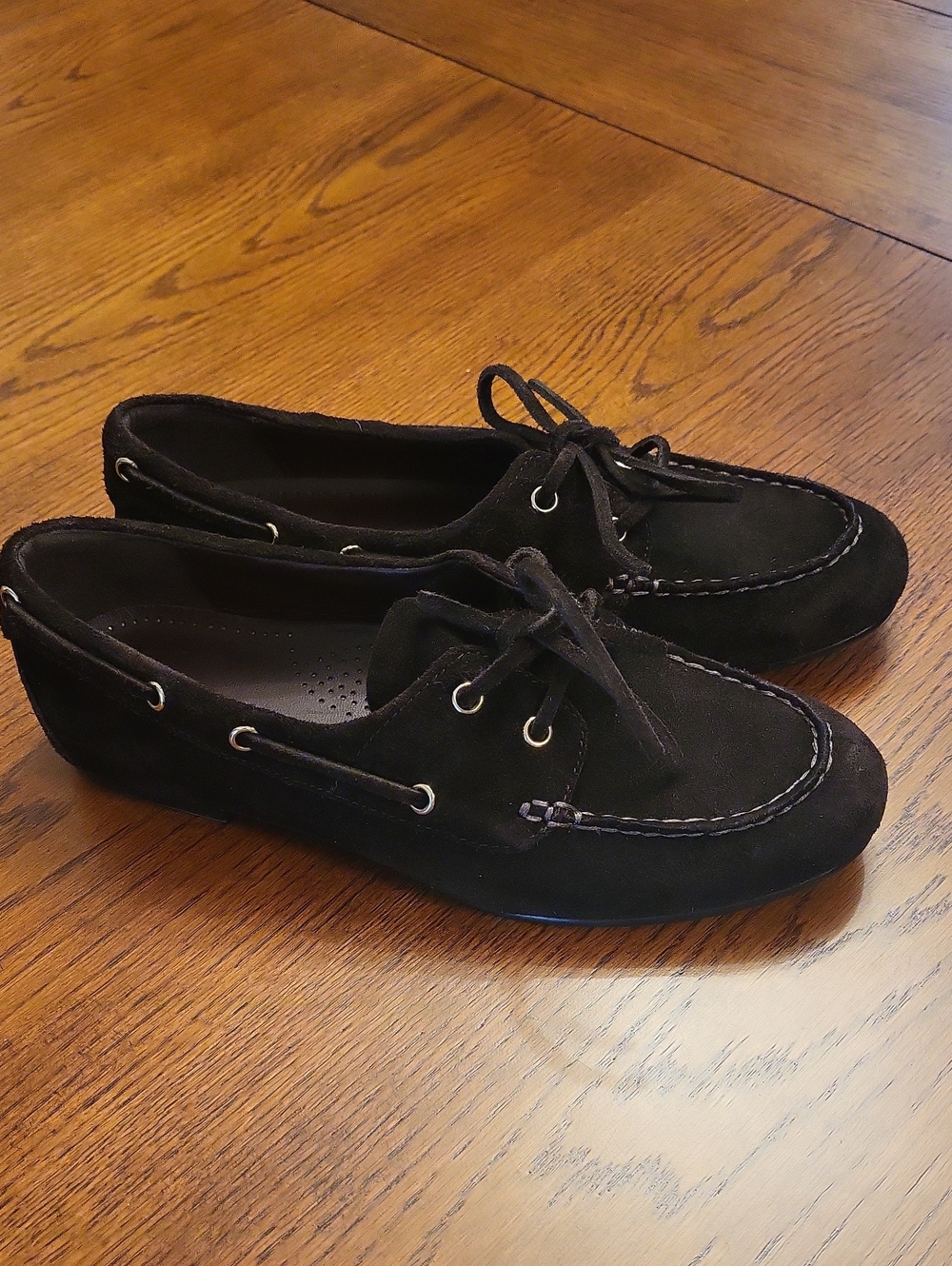 Madewell Jamie Boat Shoes,suede, NWT, Brown,7.5